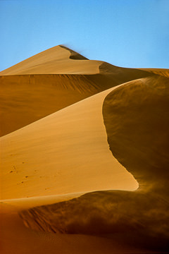 AF-LA-08         Windy Morning At The Dunes, Namib Desert, Namibia, Africa