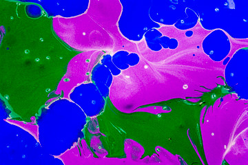 MH-12         Abstract Close-Up Of Paints Mixing